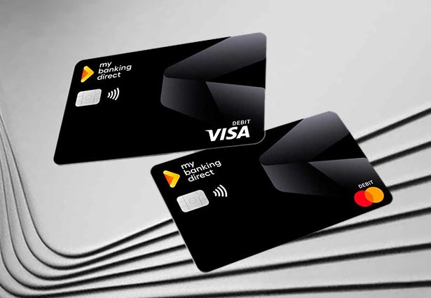 Imagen de tarjeta de débito Visa de My Banking Direct